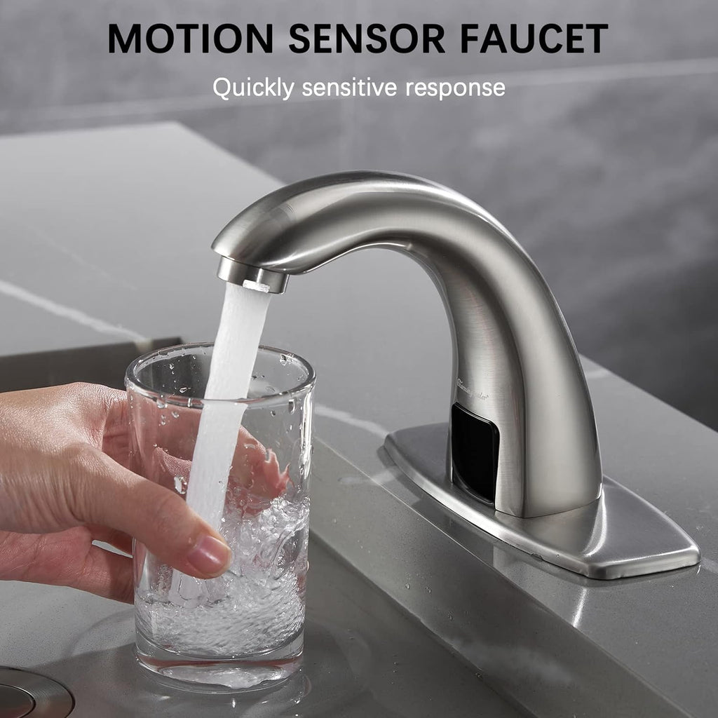 Charmingwater Touchless Bathroom Sink Faucet