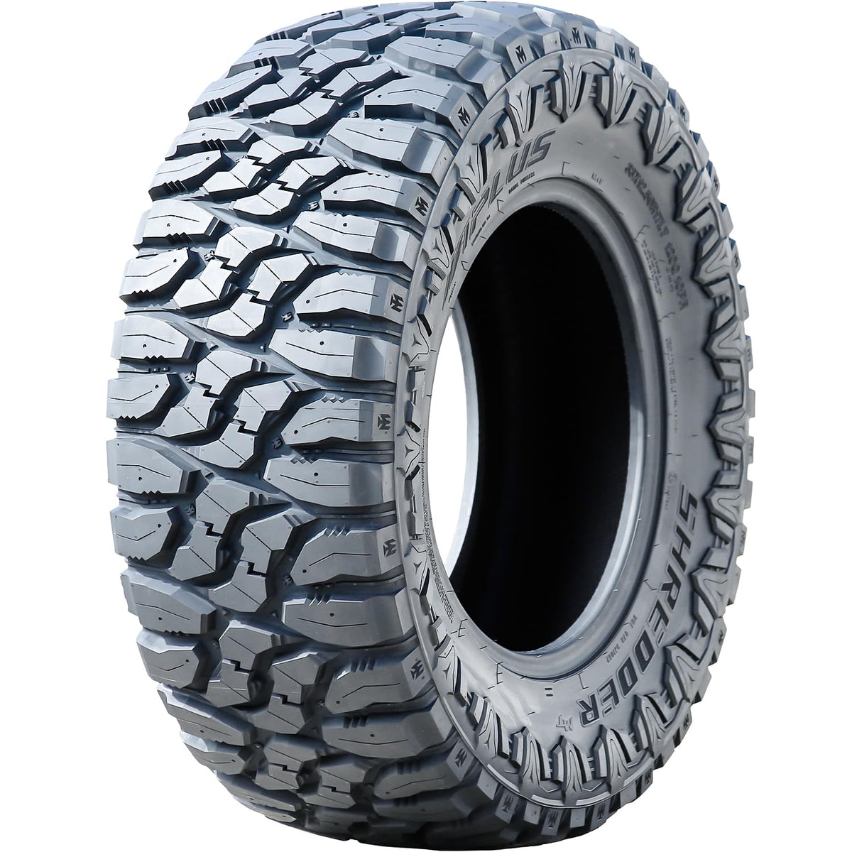 Aplus Shredder MT M/T Mud Off-Road Light Truck Radial Tire-LT245/75R16 245/75/16 245/75-16 120/116Q Load Range E LRE 10-Ply BSW Black Side Wall