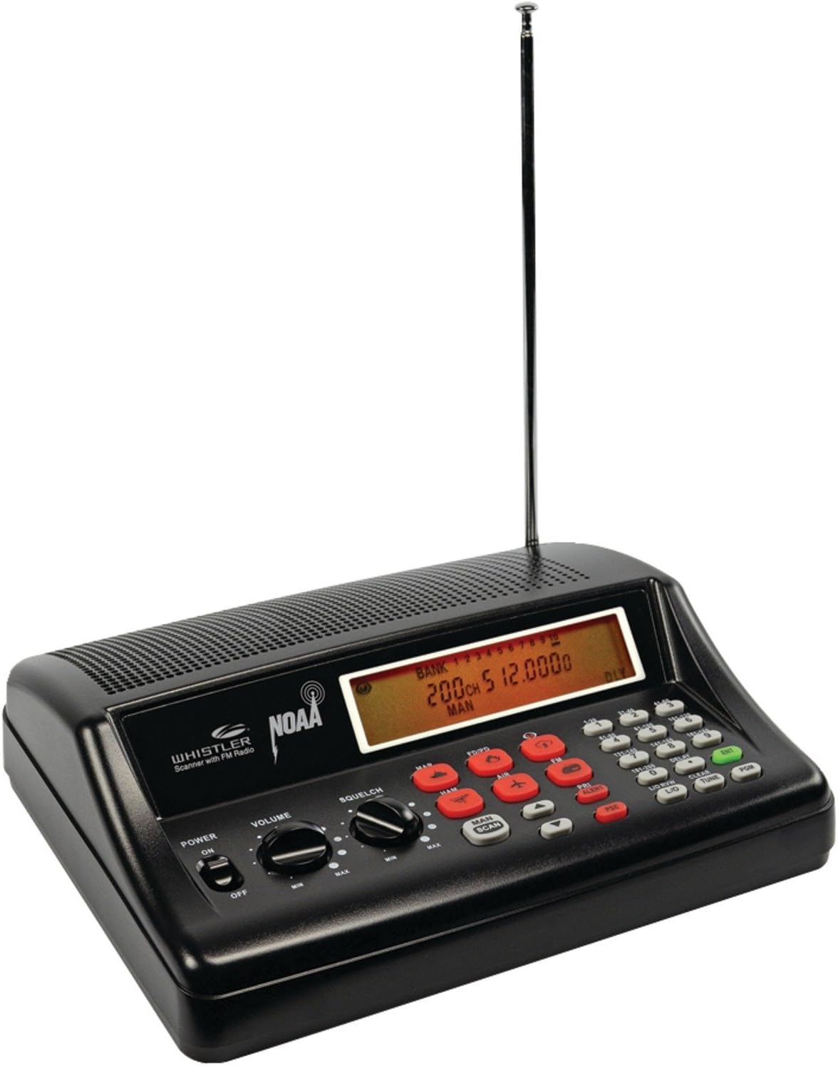 Whistler WS1025 Analog Desktop Scanner (Black) (Certified Refurbished)