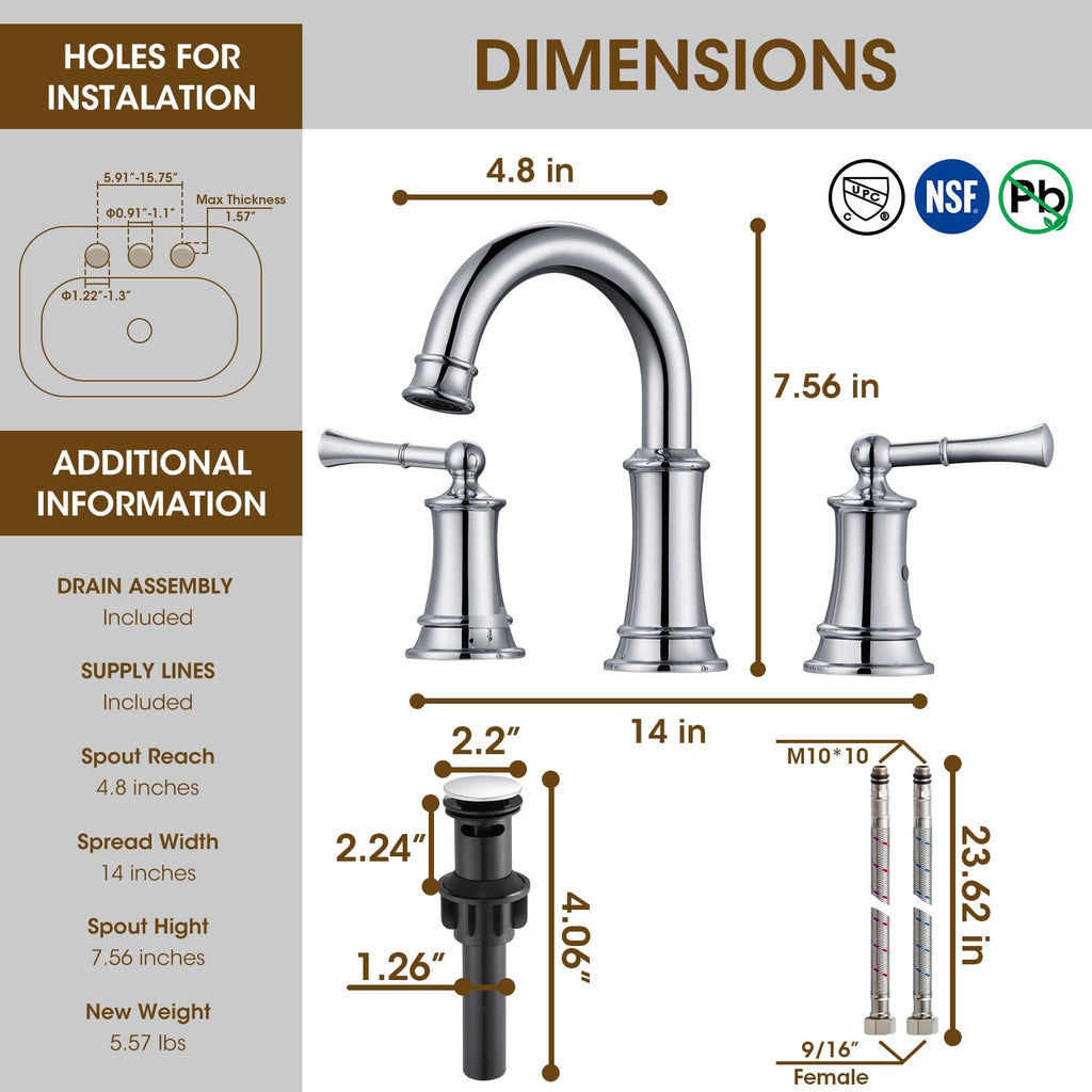 Gold Bathroom Faucet,Bathroom Faucet 3 Hole,Bathroom Sink Faucet