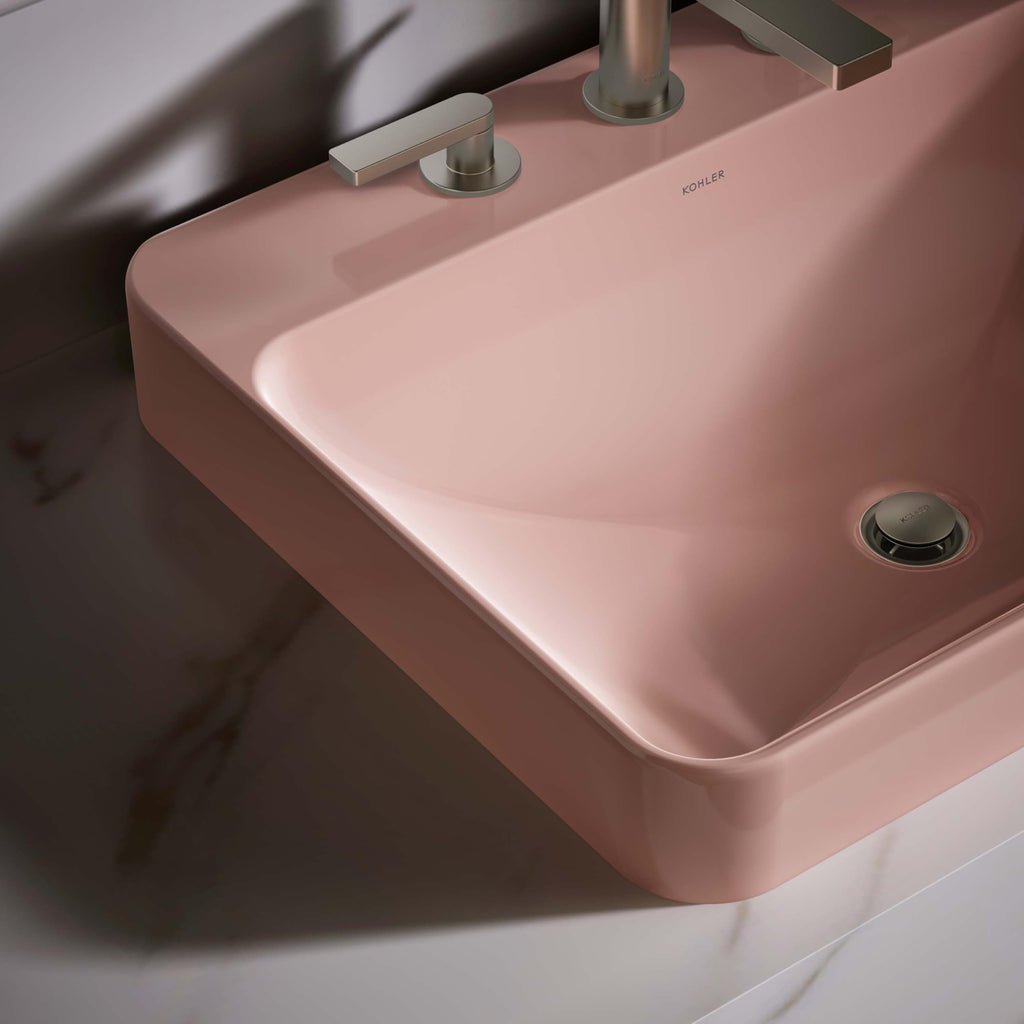 Kohler 2660-1-0 Vox Vessel Bathroom Sink with Single Faucet Hole, One Size, White