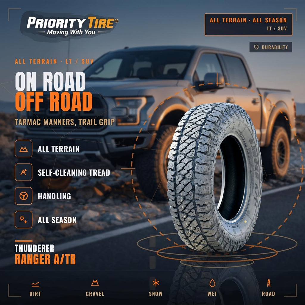 Thunderer Ranger ATR All Terrain LT275/70R18 125/122S E Light Truck Tire