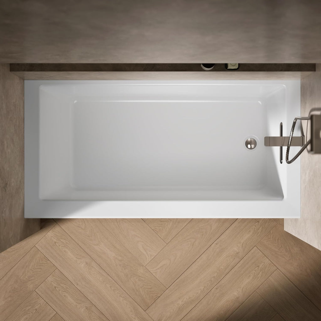 Kohler 60" x 30" alcove bath with integral apron, integral flange, and right-hand drain