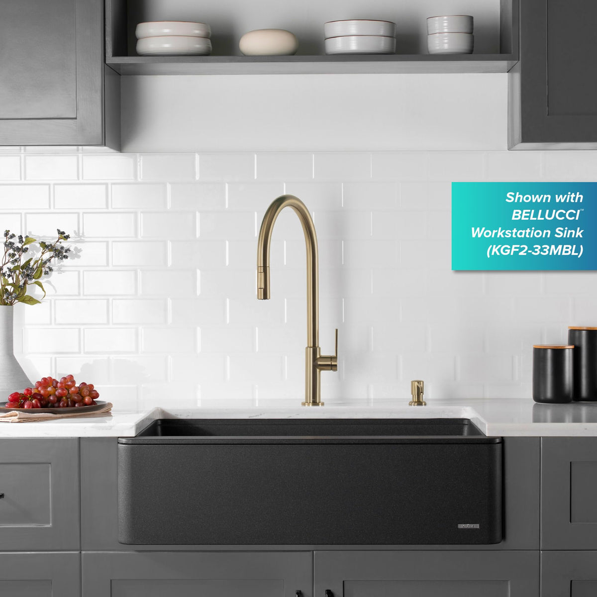 KRAUS Spot Free Stainless Steel Pull Down Kitchen Faucet KPF-2820SFS
