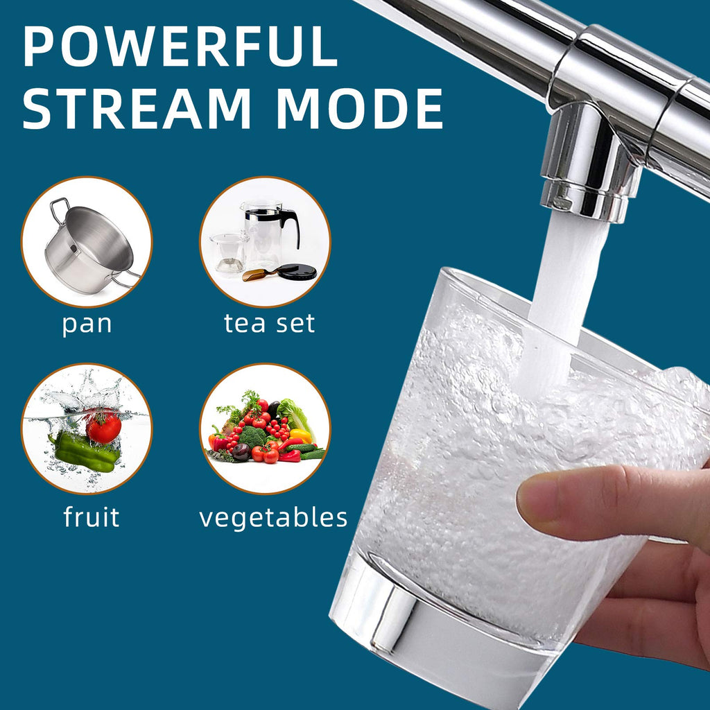 Fapully Black Kitchen Faucet,Commercial Pull Down Kitchen Sink Faucet
