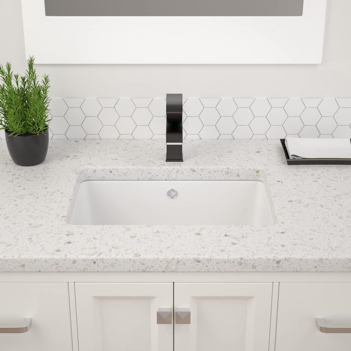 Undermount Bathroom Sink Oval - Dcolora 18"x15" White Porcelain Ceramic Oval Vessel Sink Under Counter Lavatory Vanity Bath Sink Bowl Basin With Overflow