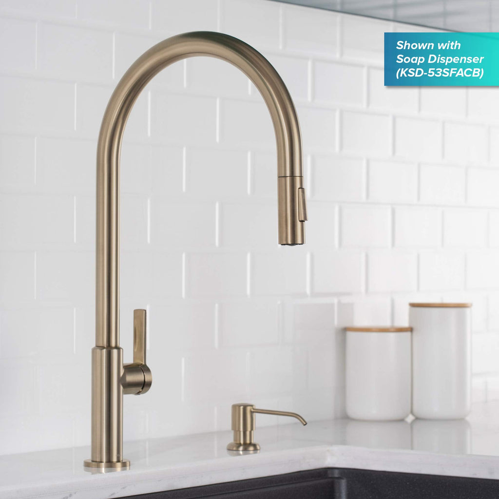 KRAUS Spot Free Stainless Steel Pull Down Kitchen Faucet KPF-2820SFS
