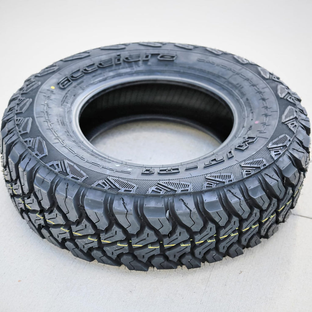 6 x Accelera M/T-01 LT235/80R17 120/117Q Mud Terrain E (10 Ply) Tires