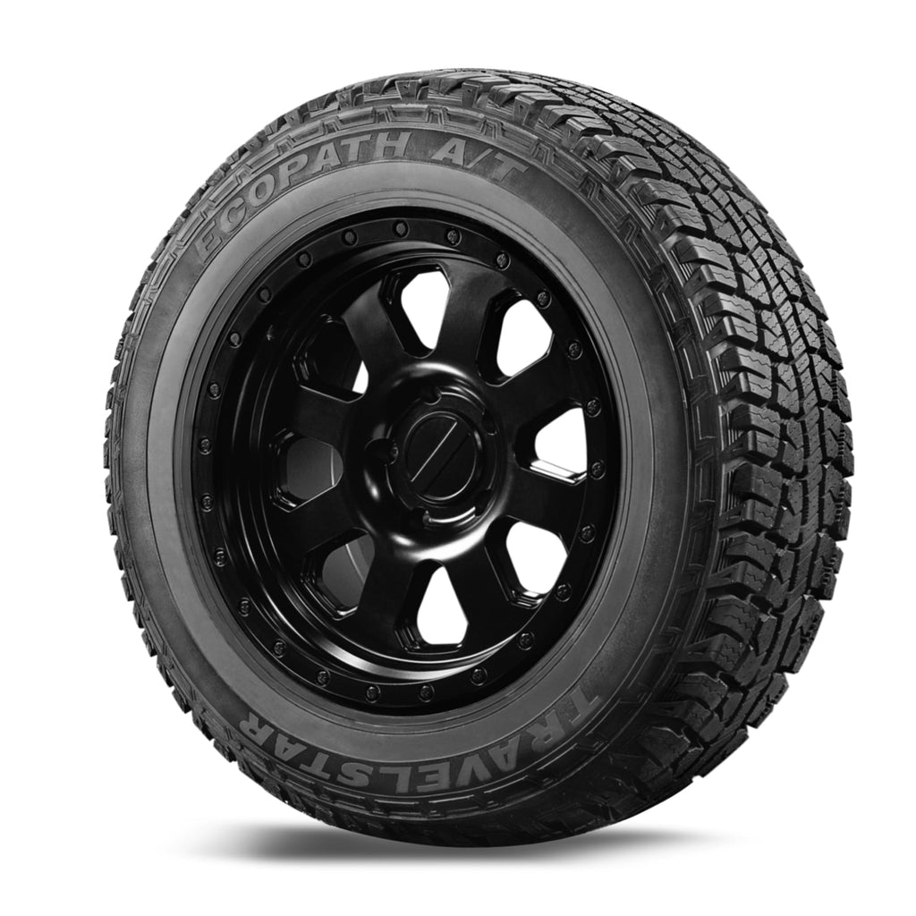 Set of 4 Travelstar Ecopath AT LT265/75R16 10 Ply 123/120S Light Truck Tire