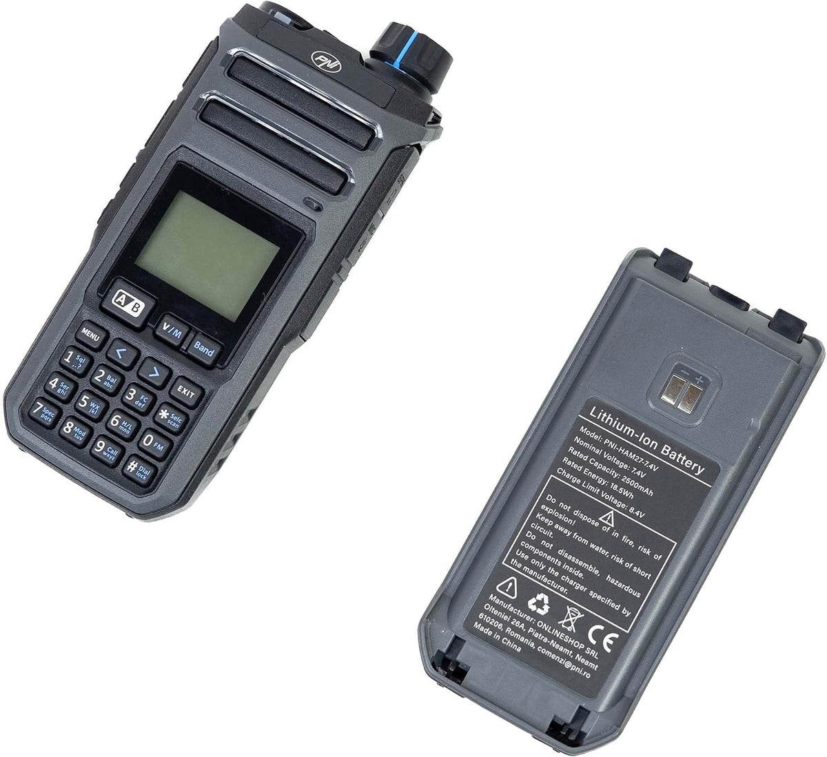 PNI HAM 27 multiband Portable Radio Scanner for Radio Amateurs, Scanner in All Bands