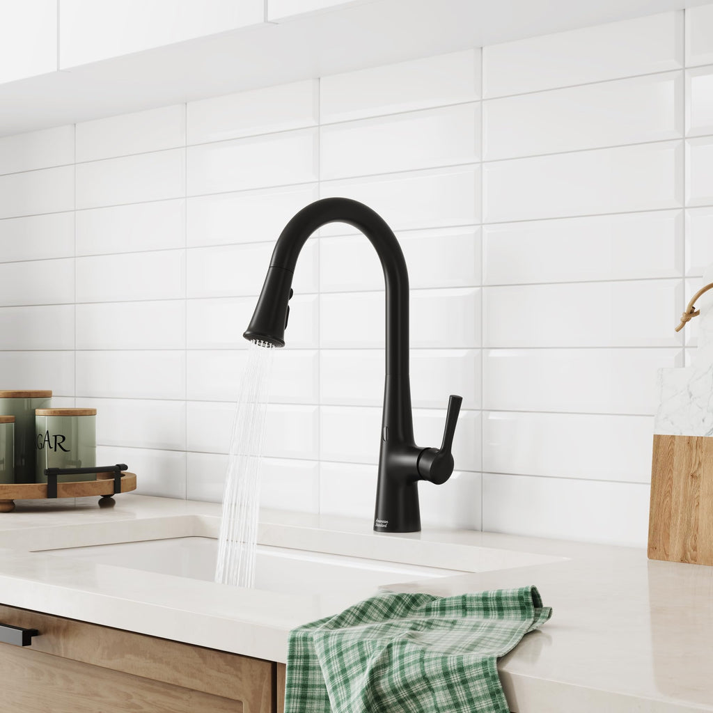 American Standard 7441300.075 Southport Pull-Down Kitchen Faucet with Sprayer, 1.8 GPM, Kitchen Faucets with Pull Down Sprayer, Stainless Steel
