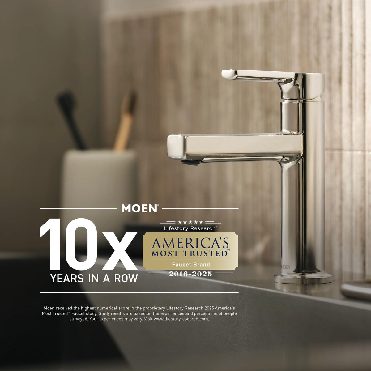 Moen Ronan Matte Black Double Bend Single Hole Modern Bathroom Sink Faucet with Optional Deckplate and Spring Loaded Drain Assembly, 84024BL