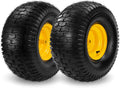 2-Pack 20x10.00-8 Tubeless Lawn Mower Rear Tire and Wheel Assembly, 4-Ply.