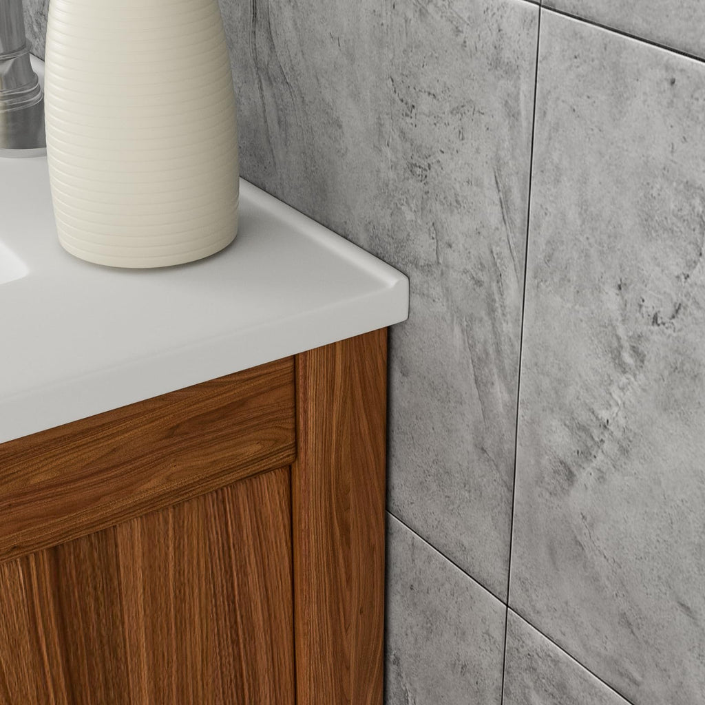 Lordear 17x12 Inch Undermount Bathroom Sink (Installation Size: 15"x10") Vanity Small Sinks Rectangle Pure White Porcelain Ceramic Bath Lavatory Vanity Sink Basin with Overflow