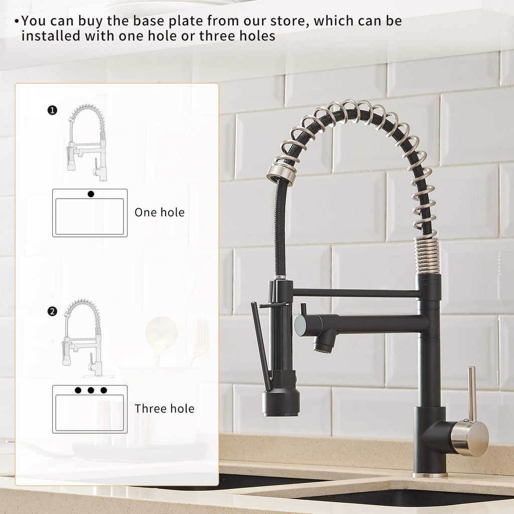 AIMADI Contemporary Kitchen Sink Faucet,Brushed Nickel Stainless Steel