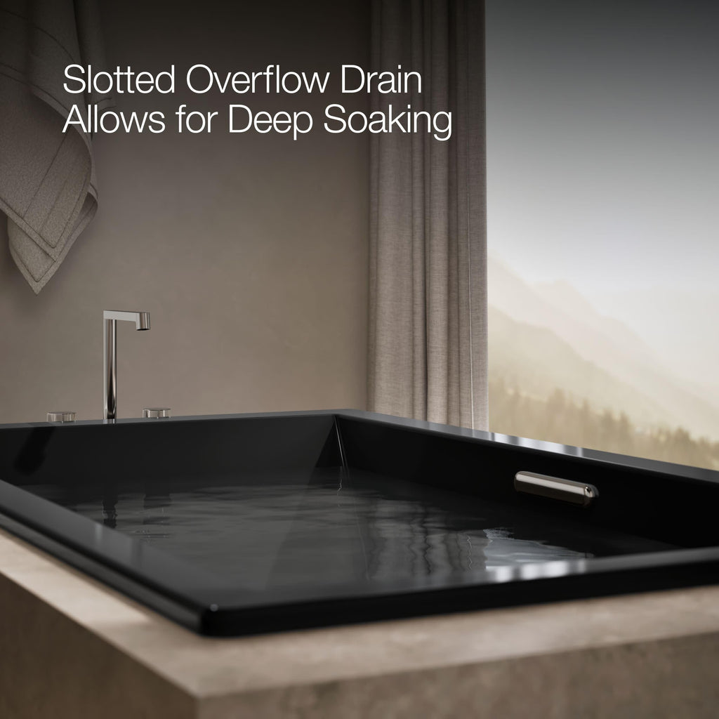 Kohler 1137-0 UnderscoreÂ® 72" x 42" drop-in bath, White
