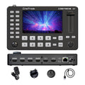 CINETREAK C1 4*HDMI Video Mixer Switcher with 5inch Screen livestream Video Mixer H.264 Recorder with PTZ Camera Control Broadcast switcher Live Production Mixer for OBS,Vmix,YouTube,Ins