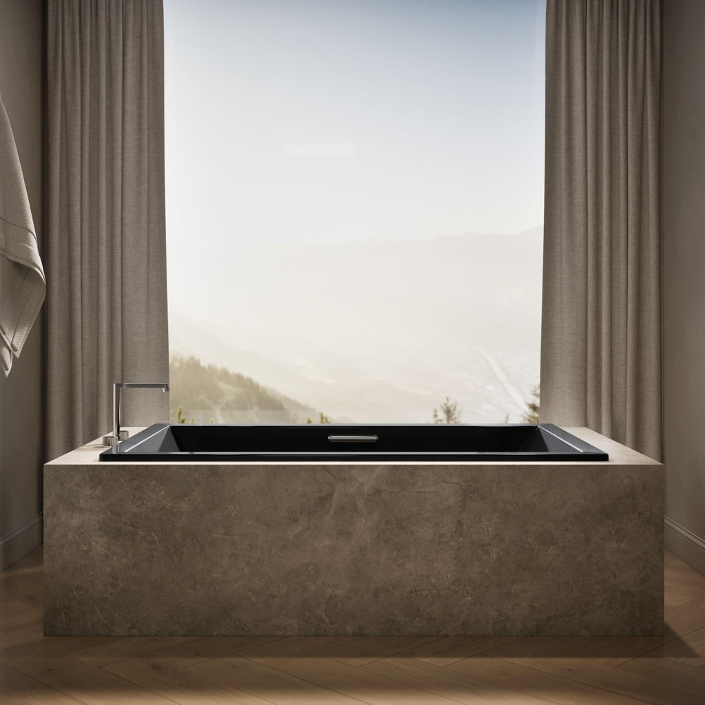 Kohler 1137-0 UnderscoreÂ® 72" x 42" drop-in bath, White