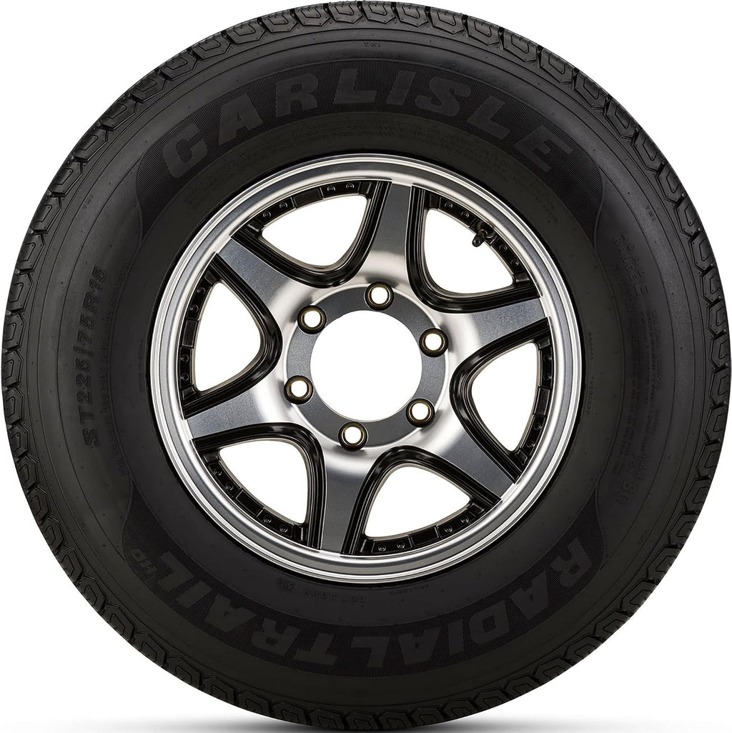 Carlisle Radial Trail HD Trailer Tire-ST205/75R15 107M 8-ply
