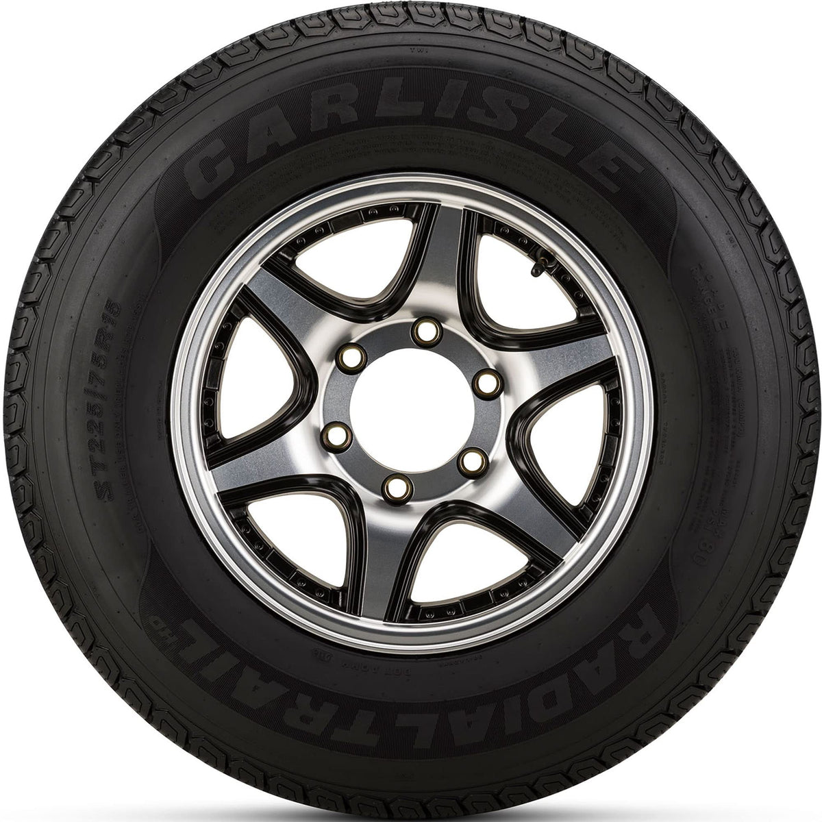 Carlisle Radial Trail HD Trailer Tire-ST205/75R15 107M 8-ply