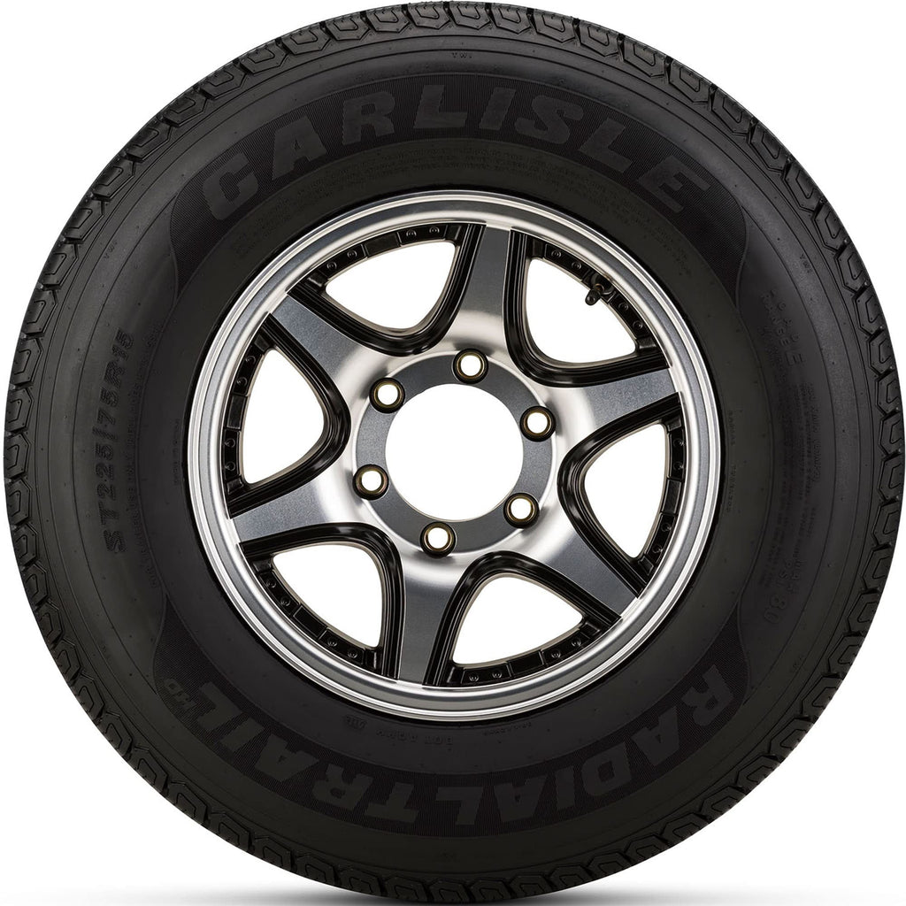 Carlisle Radial Trail HD Trailer Tire-ST205/75R15 107M 8-ply