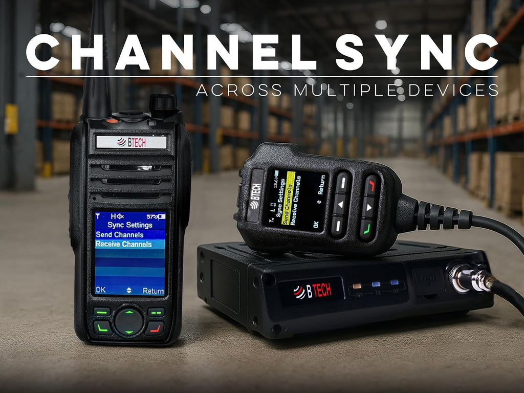 BTECH GMRS-50PRO IP54 Weatherproof 50-Watt GMRS Base Station Radio with Bluetooth, GPS, NOAA, and Advanced Features, Dual Band (VHF/UHF) Scanner, Long Range Two-Way GMRS Walkie Talkie