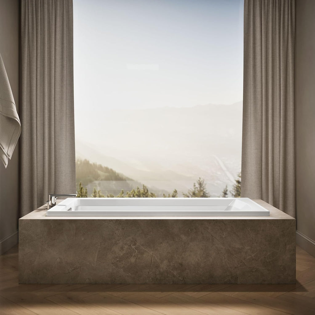 Kohler 1125-0 ArcherÂ® 72" x 36" drop-in bath, White