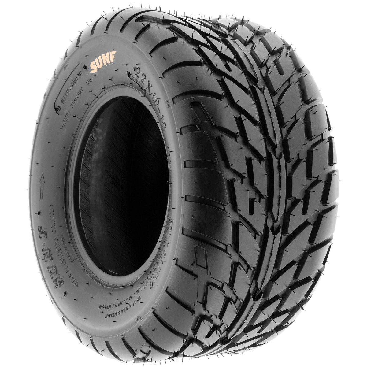 Pair of 2 SunF A021 TT Sport ATV UTV Dirt & Flat Track Tires 19x7-8, 6 PR, Tubeless