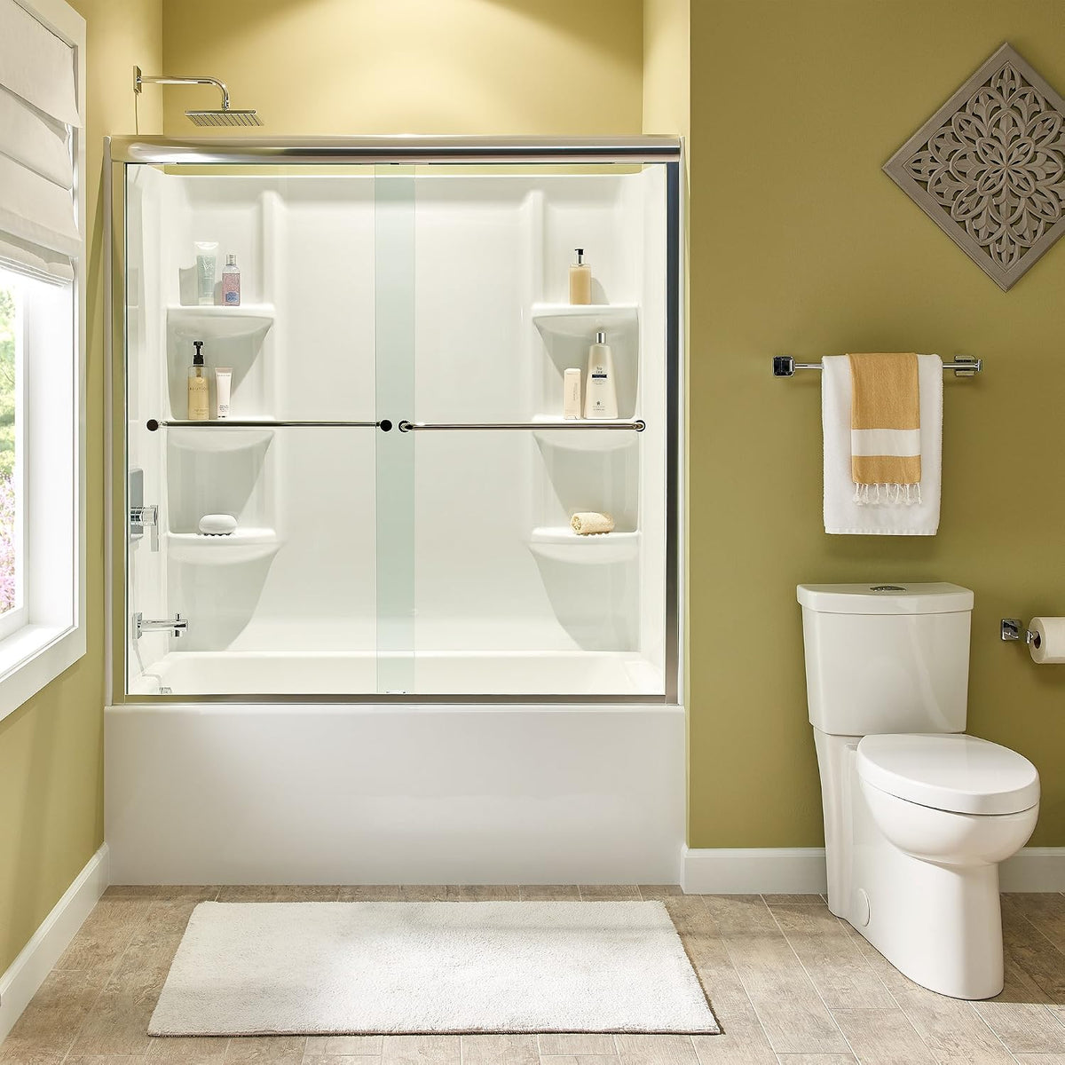 American Standard 2946BW.011 Studio 60" x 32" Bathtub Wall Set, Arctic