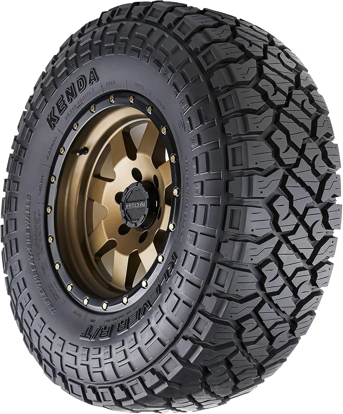 Yokohama 33x12.50R20 Kenda Klever R/T KR601 119R E/10 Ply BSW Tire
