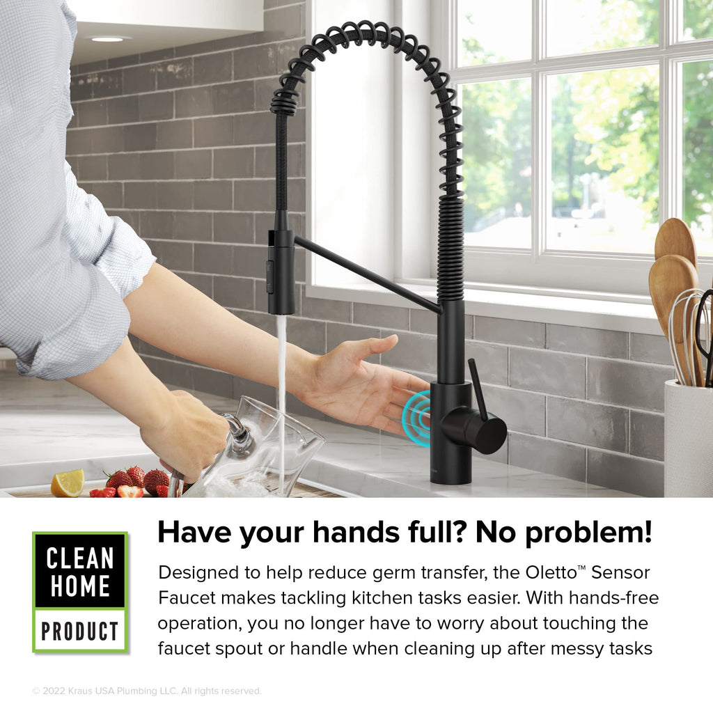 KRAUS Purita 100% Lead-Free Kitchen Water Filter Faucet in Spot Free Antique Champagne Bronze, FF-100SFACB