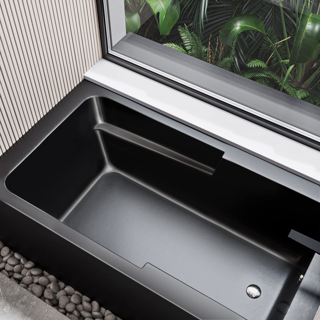 Voltaire 60" x 32" Right-Hand Drain Alcove Bathtub with Apron