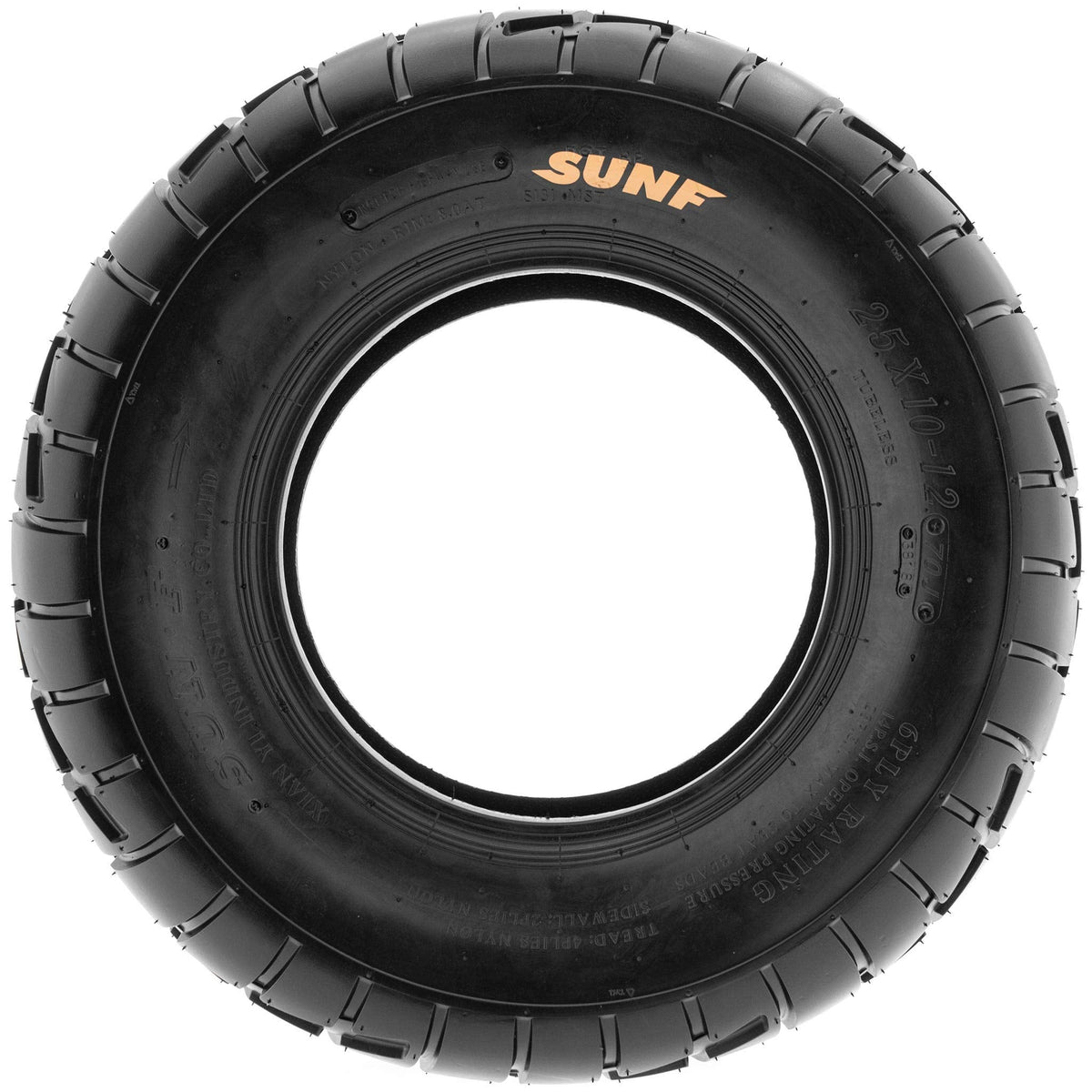 Pair of 2 SunF A021 TT Sport ATV UTV Dirt & Flat Track Tires 19x7-8, 6 PR, Tubeless