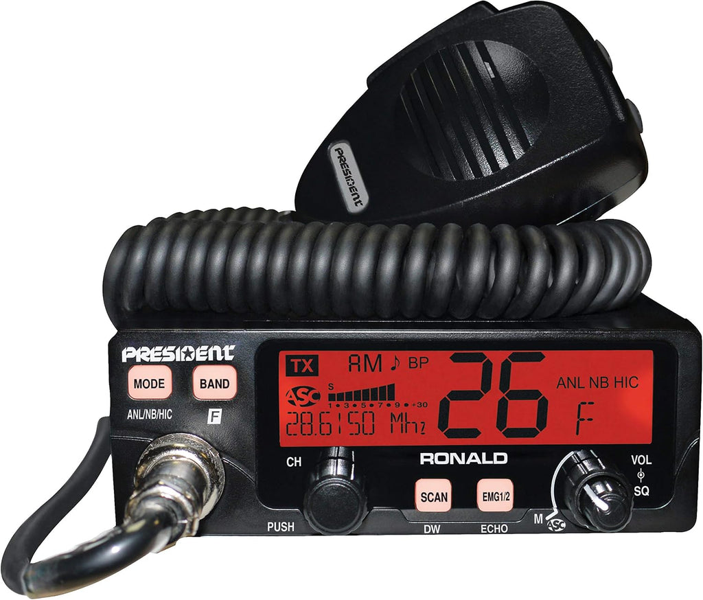 President Ronald 10 Meter Amateur Radio Service 28 to 29.7 MHz