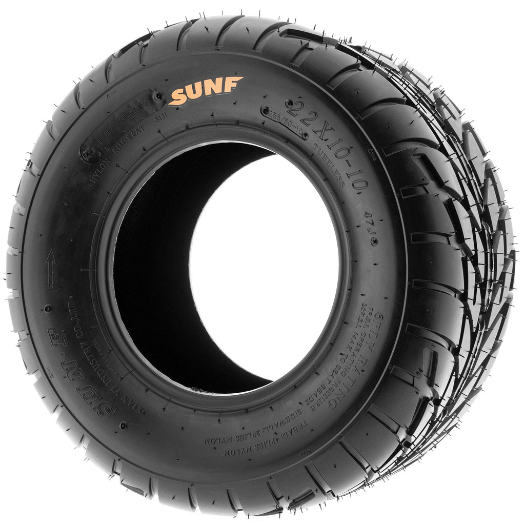 Pair of 2 SunF A021 TT Sport ATV UTV Dirt & Flat Track Tires 19x7-8, 6 PR, Tubeless