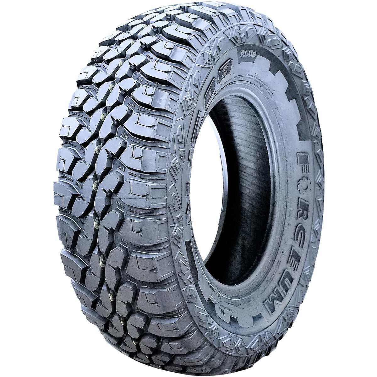 Forceum M/T 08 Plus Mud Off-Road Light Truck Radial Tire-LT265/70R17 265/70/17 265/70-17 121/118P Load Range E LRE 10-Ply BSW Black Side Wall