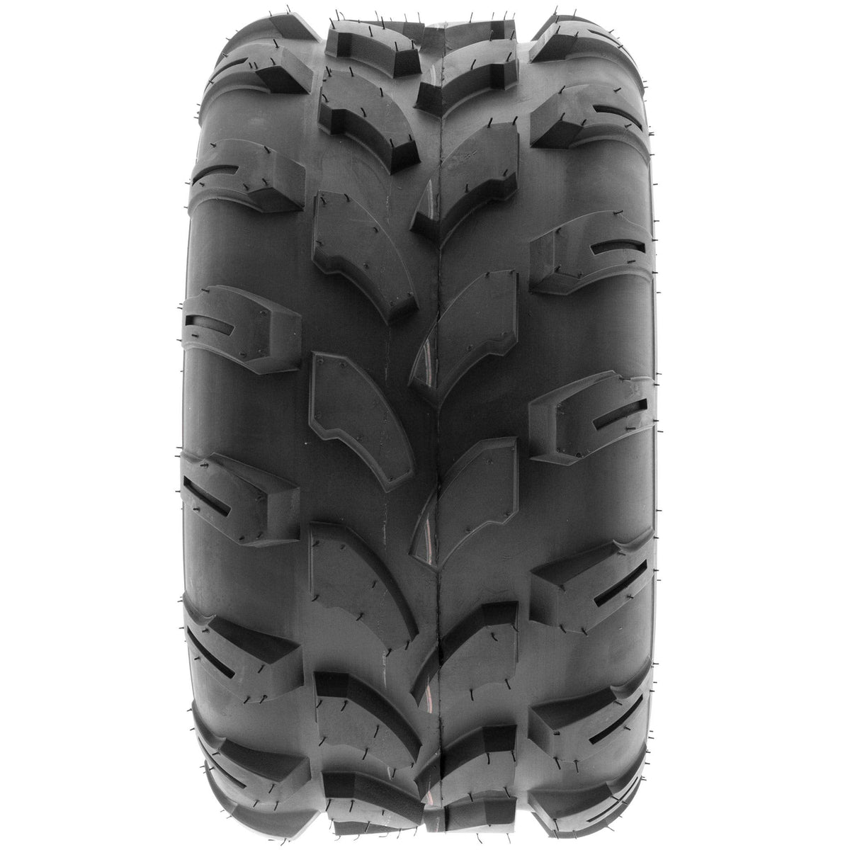 SunF Set of 2 ATV Tires 20x10.00-8, 20x10x8 Lawn Mower Off-Road Tires 6 Ply Directional Knobby Tread-A003