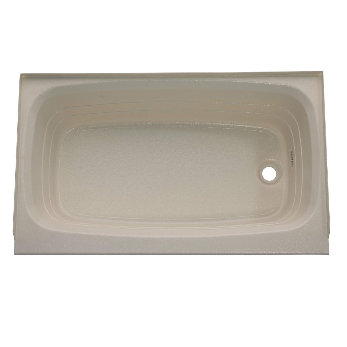 Lippert Replacement 24" x 40" White Bathtub with Right Drain, Scratch-Resistant ABS Acrylic for RVs, Travel Trailers, 5th Wheels, Motorhomes - W2440RHSPK