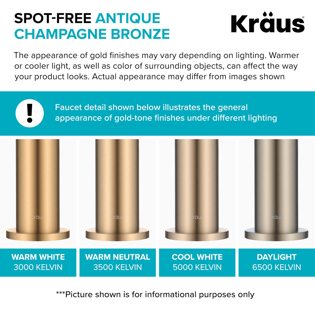 KRAUS Spot Free Stainless Steel Pull Down Kitchen Faucet KPF-2820SFS