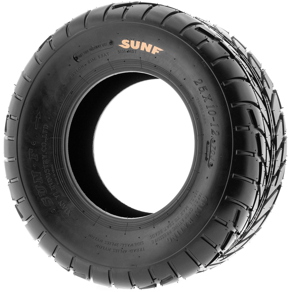 Pair of 2 SunF A021 TT Sport ATV UTV Dirt & Flat Track Tires 19x7-8, 6 PR, Tubeless