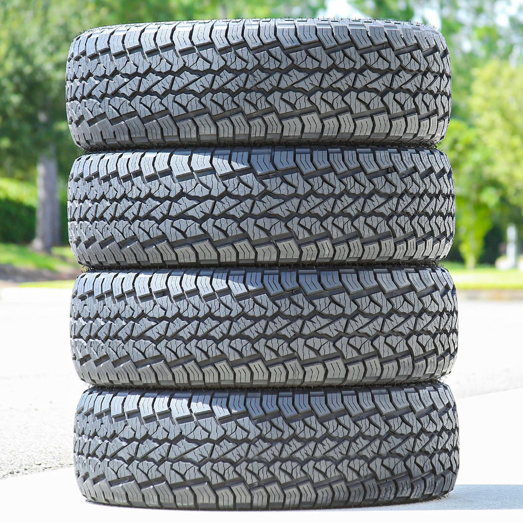 Aplus Shredder AT A/T All-Terrain Off-Road Light Truck Radial Tire-LT235/85R16 235/85/16 235/85-16 120/116S Load Range E LRE 10-Ply BSW Black Side Wall