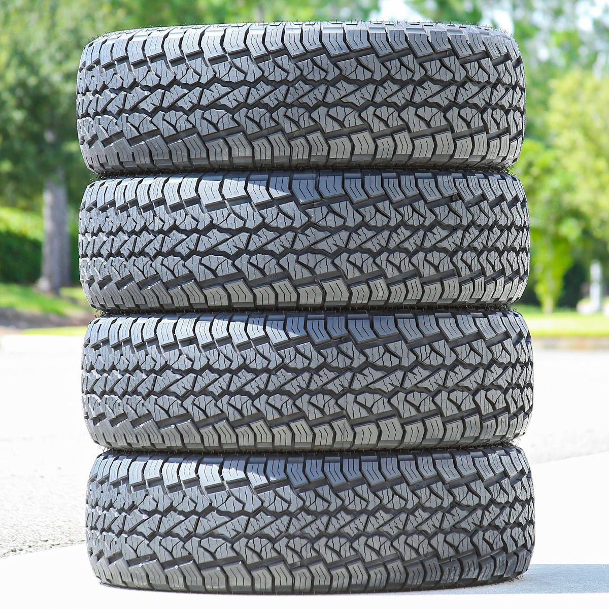 Aplus Shredder AT A/T All-Terrain Off-Road Light Truck Radial Tire-LT235/85R16 235/85/16 235/85-16 120/116S Load Range E LRE 10-Ply BSW Black Side Wall