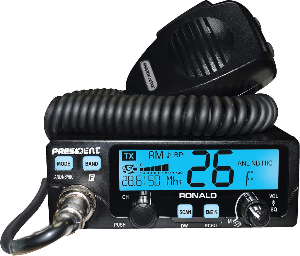 President Ronald 10 Meter Amateur Radio Service 28 to 29.7 MHz
