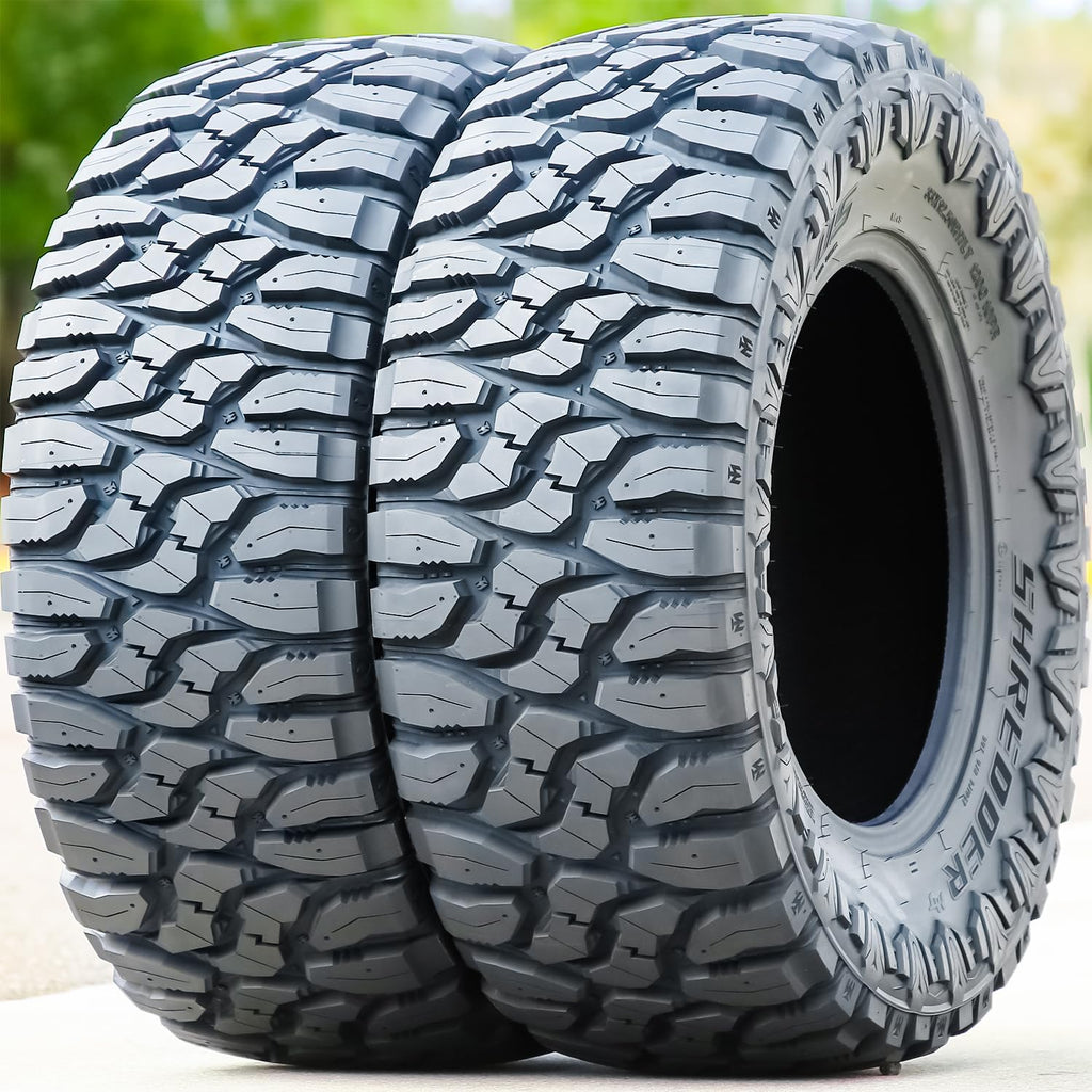 Aplus Shredder MT M/T Mud Off-Road Light Truck Radial Tire-LT245/75R16 245/75/16 245/75-16 120/116Q Load Range E LRE 10-Ply BSW Black Side Wall
