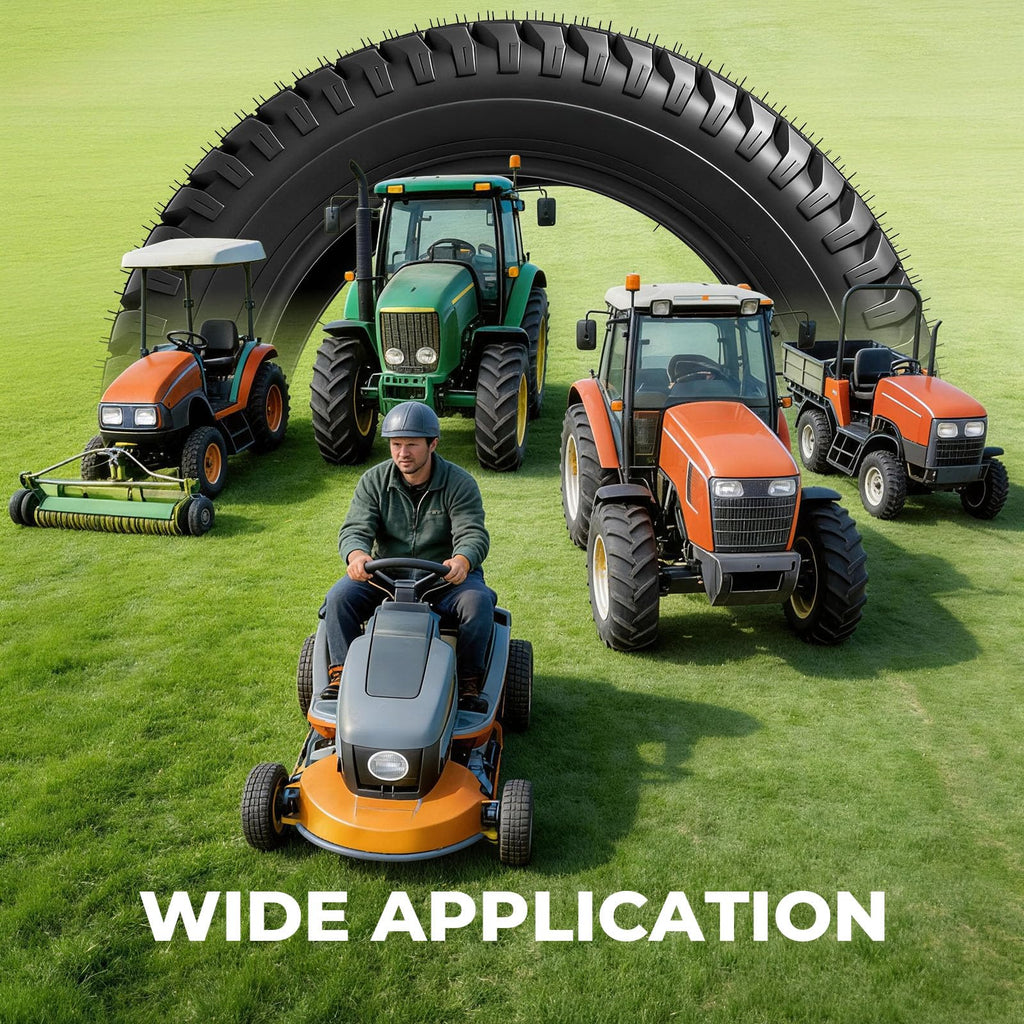 20x8.00-10 Lawn Mower Tires, 4 Ply Tubeless, Set of 2