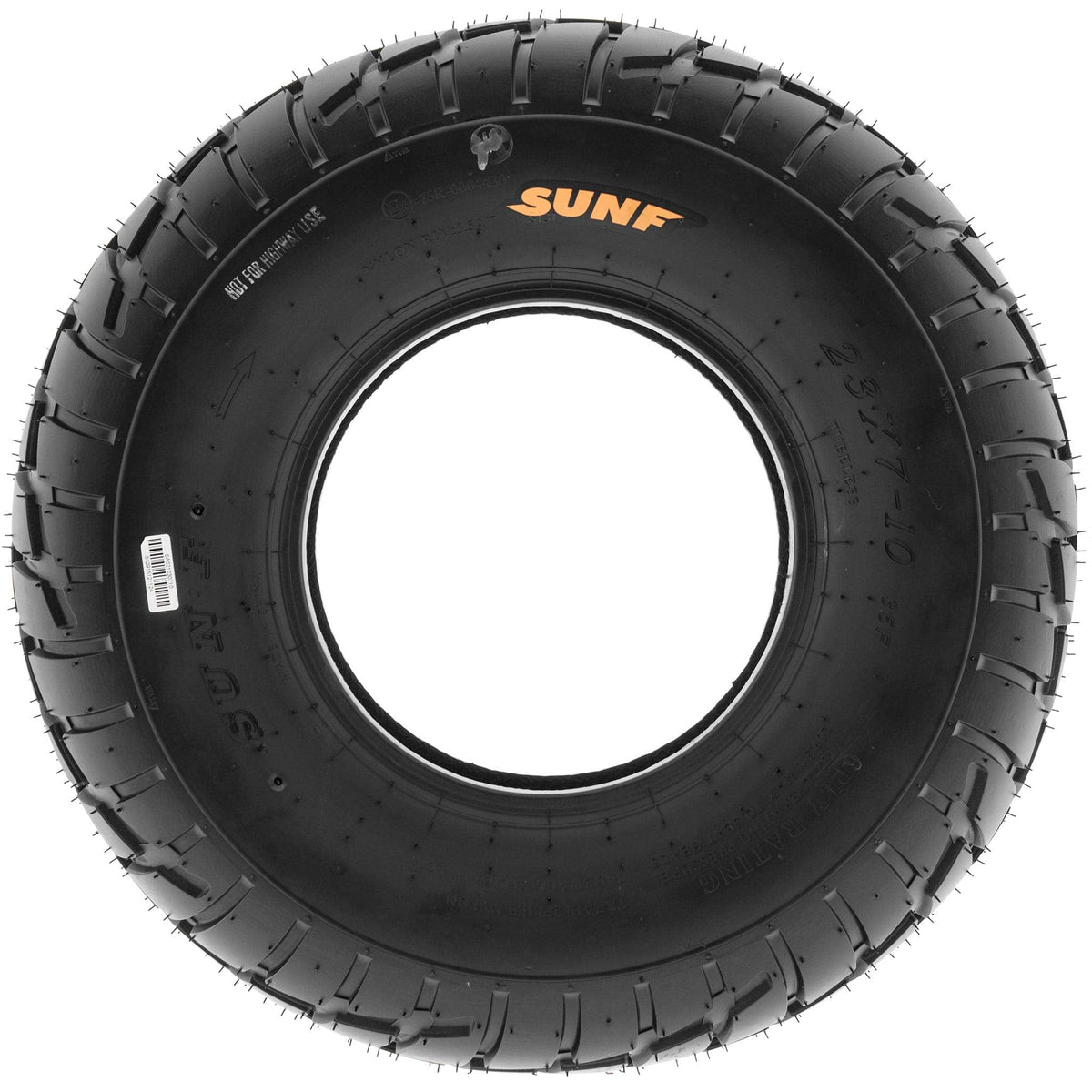 Pair of 2 SunF A021 TT Sport ATV UTV Dirt & Flat Track Tires 19x7-8, 6 PR, Tubeless