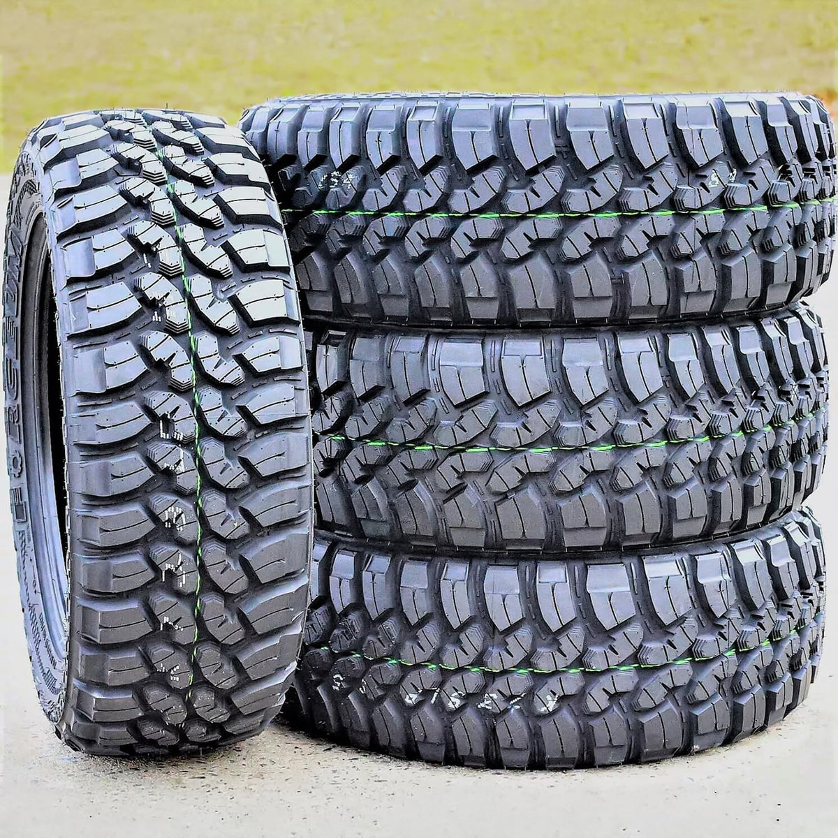 4 x Forceum M/T 08 Plus LT35X12.50R20 121Q Mud Terrain E (10 Ply) Tires