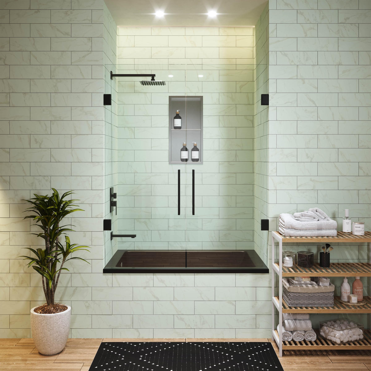 Swiss Madison Voltaire 66" x 36" Reversible Drain Drop-In Bathtub