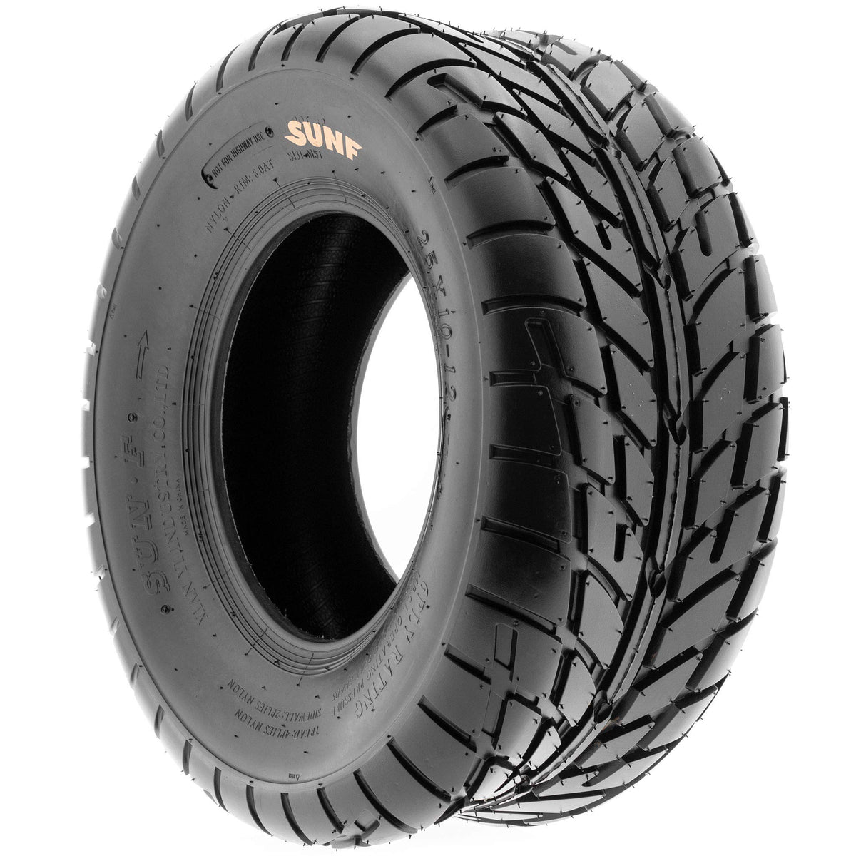 Pair of 2 SunF A021 TT Sport ATV UTV Dirt & Flat Track Tires 19x7-8, 6 PR, Tubeless