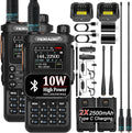 (4th Gen) TIDRADIO 10W TD-H8 Ham Radio Handheld,SMS Message Text,Spectrum Analysis,APP/Web Programming,Multi-Band Long Range Walkie Talkies, Firmware Updatable,AI Noise Reduction,AM/NOAA/FM